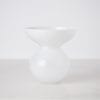 200522 Bates Design Product Shots0826 wavy white glass vase